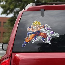 anime car decal, dragon ball sticker, dragon ball decal, anime car sticker, sticker for car, anime decal for car