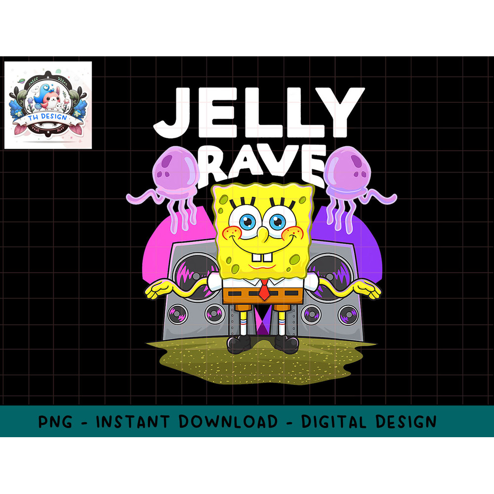 Mademark x SpongeBob SquarePants - SpongeBob Jelly Jam Jelly Rave png, sublimation.jpg