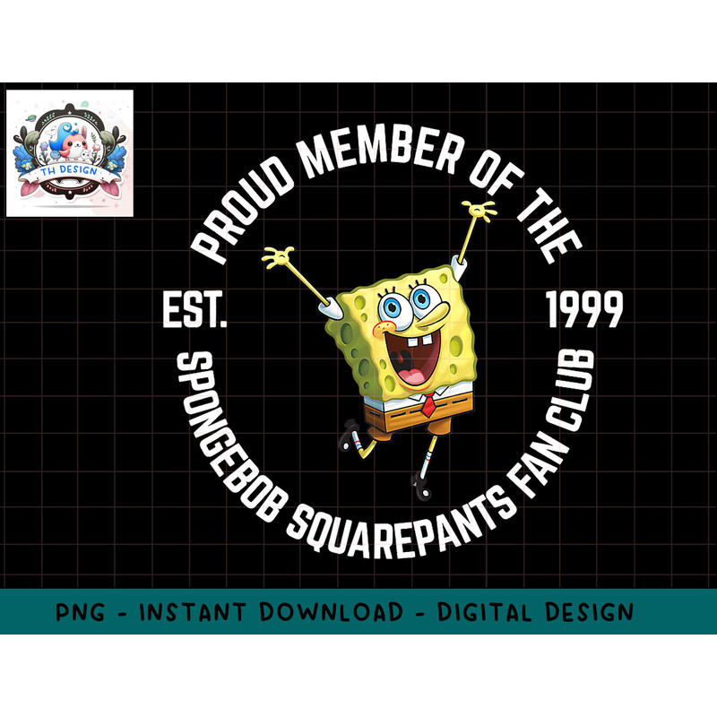 Mademark x SpongeBob SquarePants - SpongeBob SquarePants Fan Club png, sublimation.jpg