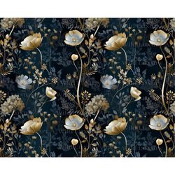 seamless 3d floral pattern digital file papers sublimation