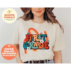 first grade teacher shirt, 1st grade teacher team shirts, back to school tee, 1st grade teacher tshirts, elementary teac
