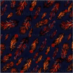 kingfisher feathers digital pattern, printable, sublimation