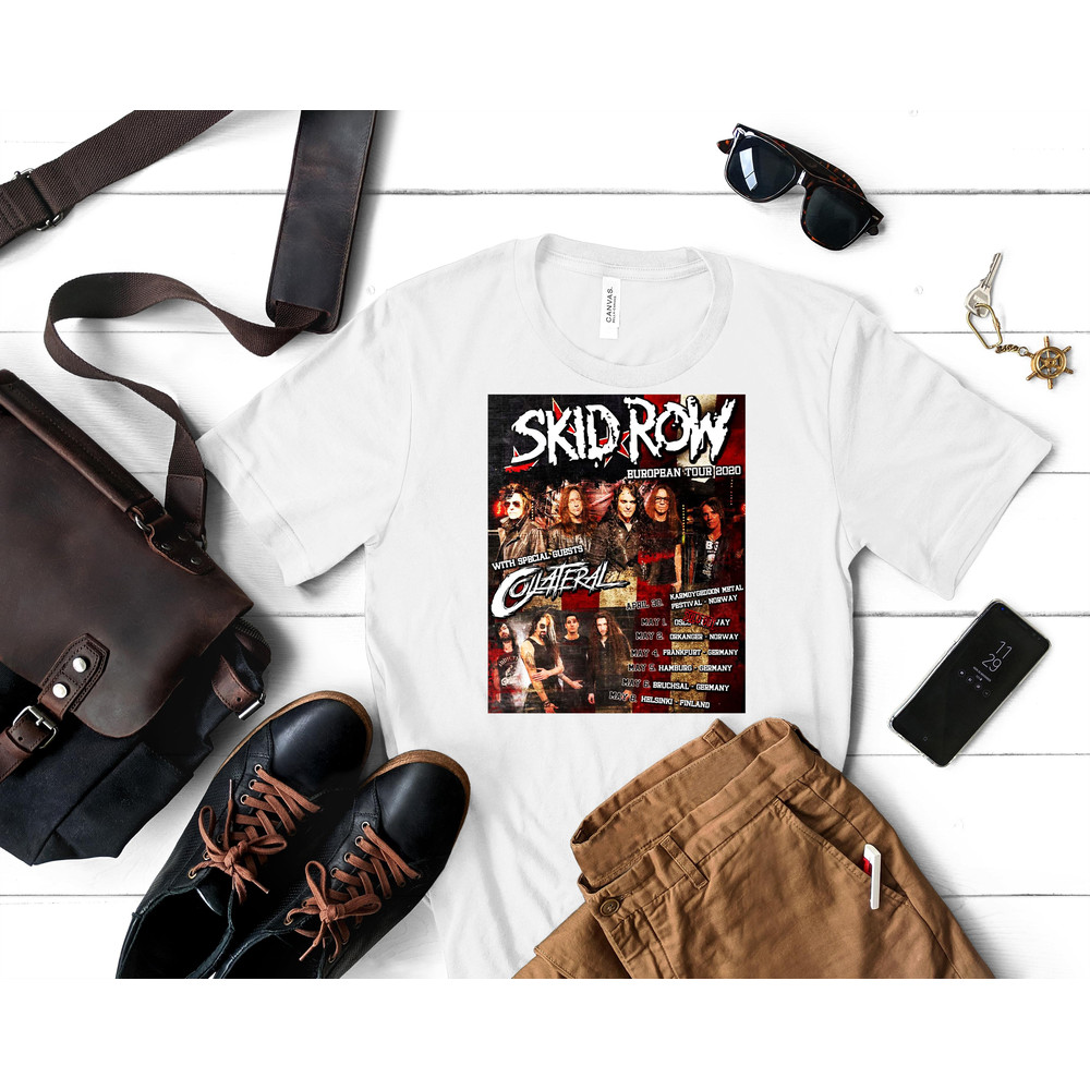 EOROPEAN TOUR POPULAR SKID ROW POSTER Classic T-Shirt 108_White_White.jpg