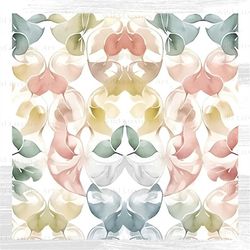 abstract pastel calla lilies digital pattern, printable, sublimation, fabric, scrapbook, paper, art, clipart, instant do