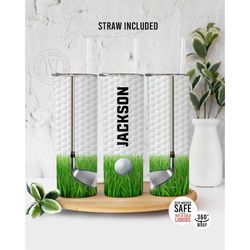 golf tumbler , custom golf player tumbler , golf lover gift , dad tumbler , best dad gift, fun golf gift, golf cup , f