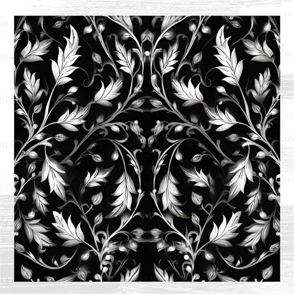 Realistic Vine Pattern Botanical Vines Print Digital Pattern, Printable, Sublimatio - Inspire ...