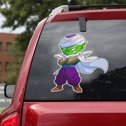 piccolo car sticker, dragon ball sticker, dragon ball decal, anime car decal, anime decal for car, sticker for car