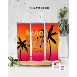 custom beach vacation tumbler , personalized  family trip tumbler , family vacation tumbler , girls trip tumbler , summe