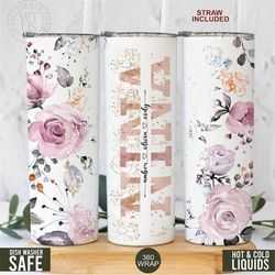 custom mom tumbler , personalized mom tumbler , gift for mama, mom tumbler , mothers day gift, nina tumbler