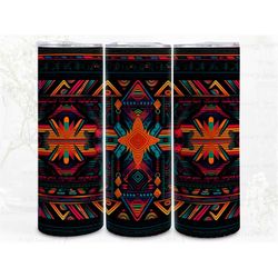 psychedelic kente digital art print, sublimation, straight skinny 20 oz tumbler wrap, wall art, pod, instant download