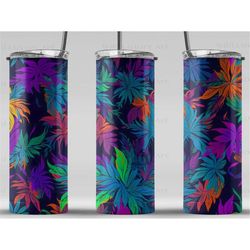 lobelias flower patterns digital art print, sublimation, straight skinny 20 oz tumbler wrap, wall art, pod, instant down
