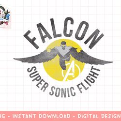 marvel assemble falcon super sonic flight graphic t-shirt png, sublimation.jpg