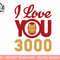 Marvel Avengers Endgame Iron Man I Love You 3000 Helmet Logo png, sublimation.jpg