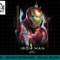 Marvel Avengers Endgame Iron Man Splatter Graphic T-Shirt png, sublimation.jpg