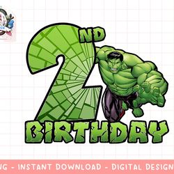 marvel avengers hulk smash 2nd birthday png, sublimation.jpg