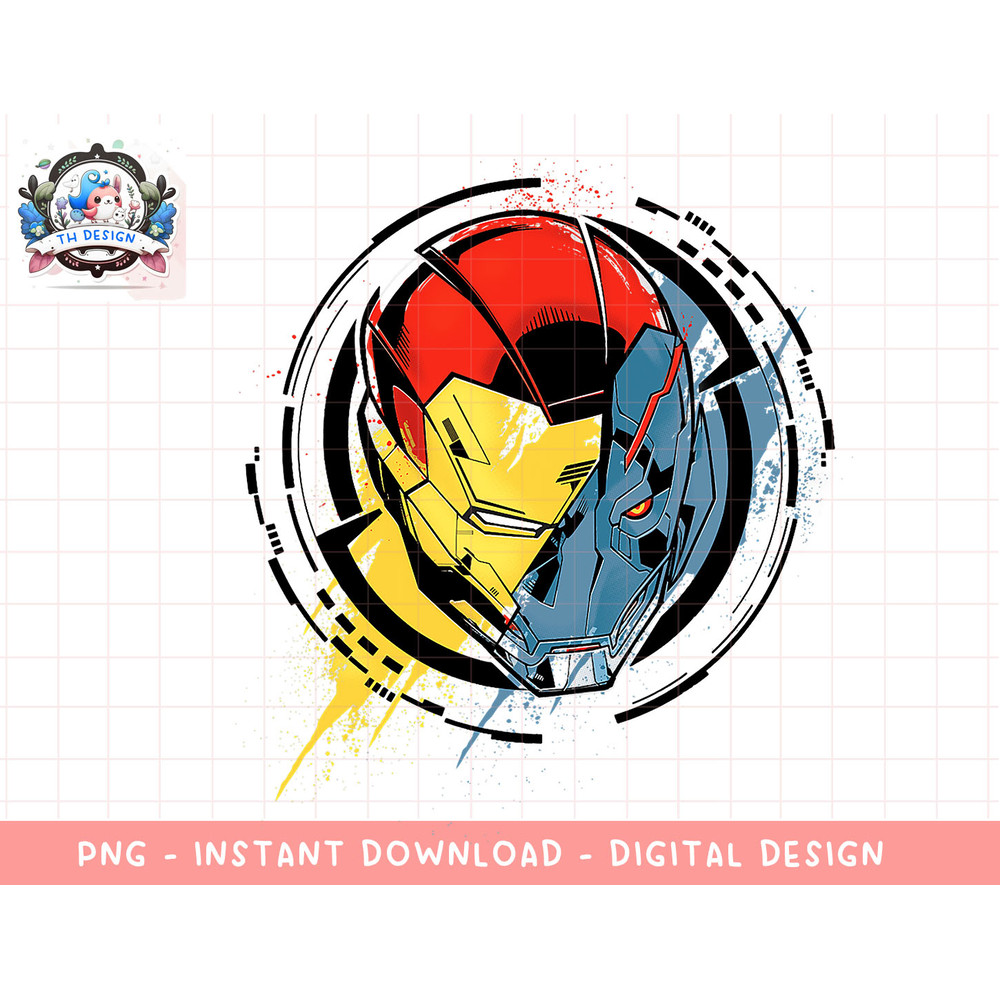 Marvel Avengers Ultron Paint Splatter png, sublimation.jpg