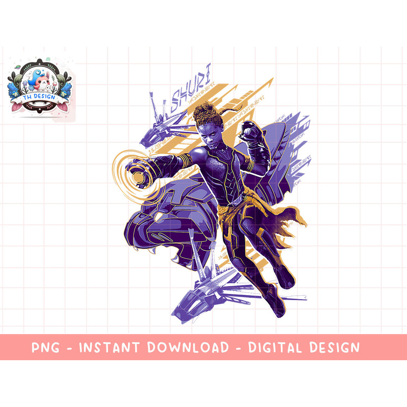 Marvel Black Panther Shuri Wakanda Forever T-Shirt png, sublimation.jpg