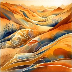 namib dunes abstract art digital pattern, printable, sublimation, fabric, scrapbook, paper, art, clipart, instant downlo