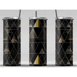 diamond gold patterns digital art print, sublimation, straight skinny 20 oz tumbler wrap, wall art, pod, instant downloa