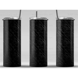 chrome texture black digital art print, sublimation, straight skinny 20 oz tumbler wrap, wall art, pod, instant download