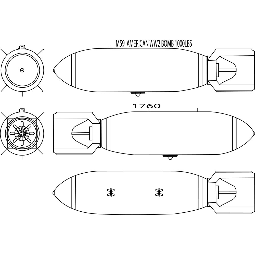 21095-wmM59 AMERICAN WW2 BOMB 1000LBS.jpg