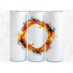 wreath flame digital art print, sublimation, straight skinny 20 oz tumbler wrap, fabrics, wall art, pod, instant downloa