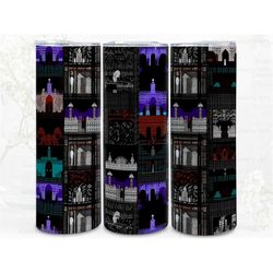 morocco landmark pattern 2 digital art print, sublimation, straight skinny 20 oz tumbler wrap, fabrics, wall art, pod, i
