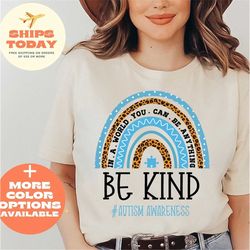 be kind autism shirt, kindness shirt, be kind gifts, autism teacher gift, be kind sign language rainbow shirt, autism aw