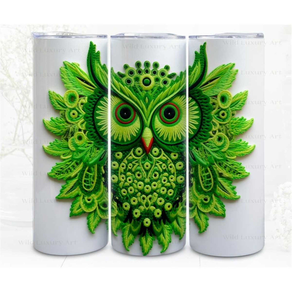 MR-66202315720-3d-embroidery-effect-tumbler-wrap-sublimation-green-owl-image-1.jpg