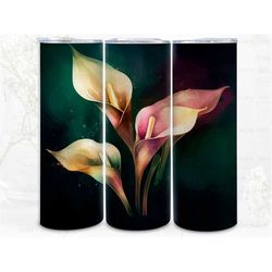 calla lily arts digital art print, sublimation, straight skinny 20 oz tumbler wrap, fabrics, wall art, pod, commercial u