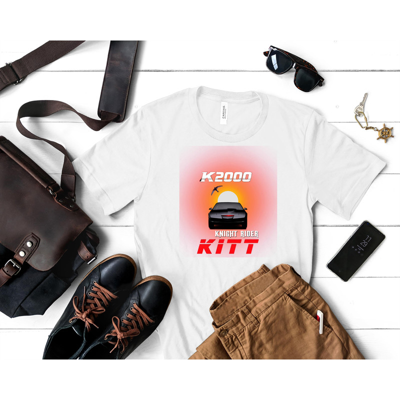 Knight rider K2000 tv series Classic T-Shirt 114_White_White.jpg
