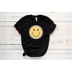 smiley face t-shirt, good vibes tee, emoji t-shirt, positive vibes, positive energy, positive vibes only, motivational,