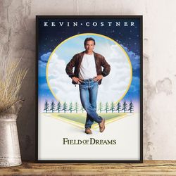 field of dreams poster, movie home decor, field of dreams decoration, movie print, field of dreams wall art