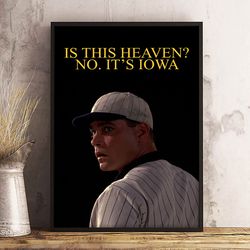 field of dreams poster, field of dreams wall art, movie home decor, movie print, field of dreams decoration