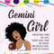 Gemini girl knows more than she says svg Gemini girl svg Gemini girl gift Gemini girl shirt Gemi