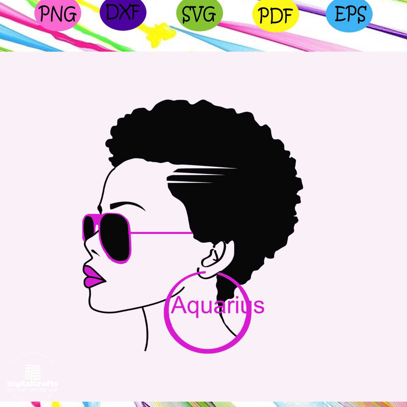 Aquarius svg Aquarius girl svg Aquarius girl gift Aquarius girl shirt Aquarius birthday black g