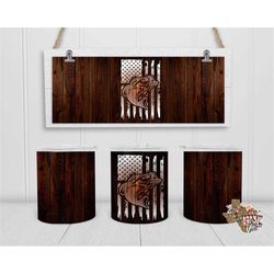 wood flag fish low ball 10oz straight sublimation design png instant digital only