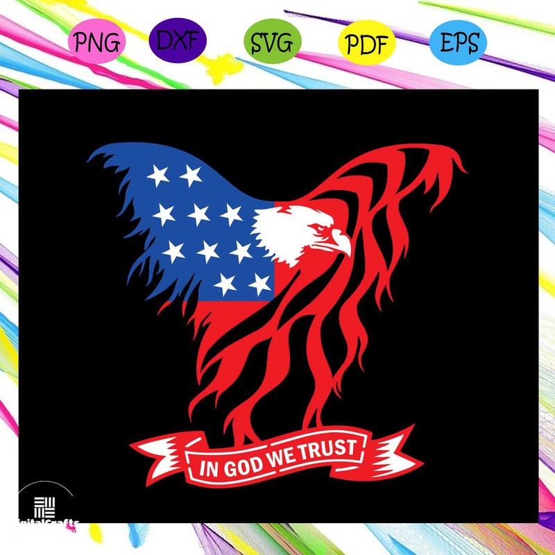 In god we trust independence day svg 4th of julyamerican flag 4th of july svgpatriotic svglove