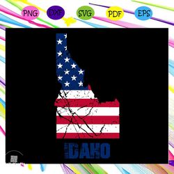 idaho state flag,independence day svg, happy 4th of july svg,patriotic svg, independence day gift, for silhouette, files