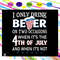 I only drink beer on two occasions when its the 4th of julyAmerican Svg 4th Of July Svg Fourth O