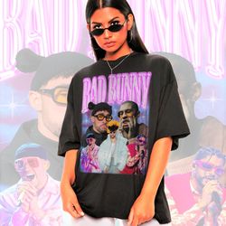 retro bad bunny shirt -vintage bad bunny shirt, bad bunny homage shirt, bad bunny fan
