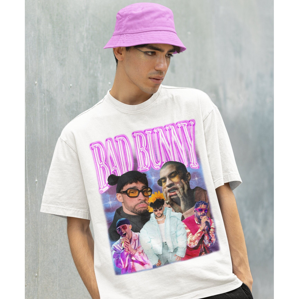 Retro Bad Bunny Shirt -Vintage Bad Bunny Shirt,Bad Bunny Homage Shirt,Bad Bunny Fan Sweatshirt,Bad Bunny Crewneck,Bad Bunny Hoodie,90s - 2.jpg