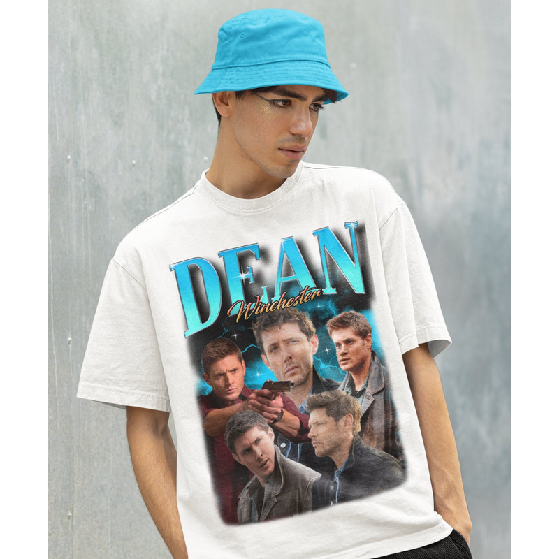 Retro DEAN WINCHESTER Shirt -Dean Winchester Supernatural Shirt,Jensen Ackles Actor Shirt,Dean Winchester Tshirt,Supernatural T shirt - 2.jpg