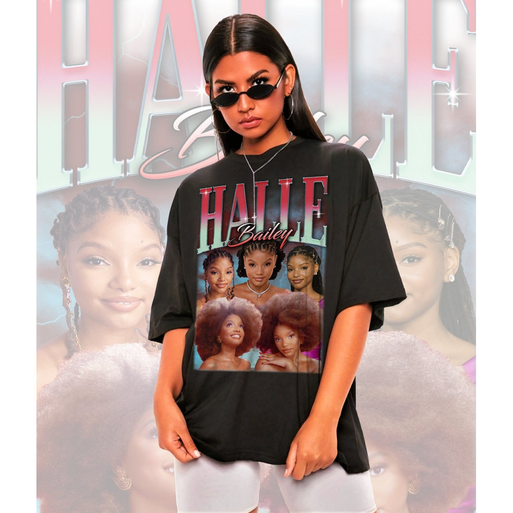 Retro Halle Bailey Shirt-Halle Bailey Tshirt,Halle Bailey T shirt,Halle Bailey Sweatshirt,Halle Bailey Tee,Halle Bailey Little Mermaid Shirt - 1.jpg