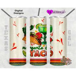 Margarita Tumbler Wrap, Taco Tumbler PNG, Cinco De Mayo Tumbler, Mexico Tumbler Wrap, Sublimation Tumbler Wrap, Digital