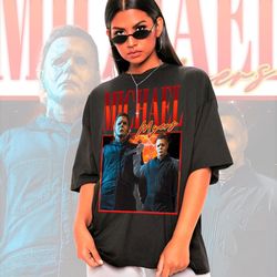 retro michael myers shirt -michael myers homage t shirt, michael myers sweatshirt, mi