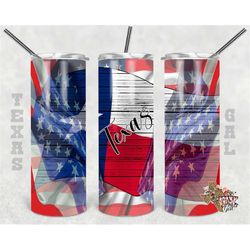 20 oz skinny tumbler texas flag us flag sublimation design png instant digital only
