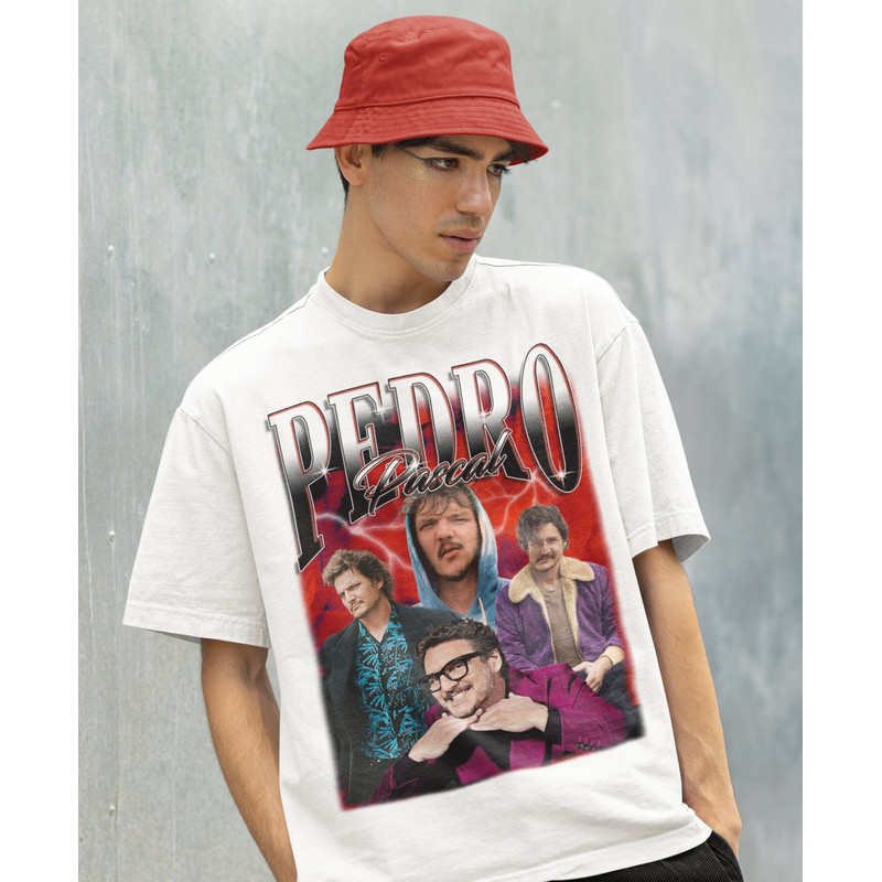 Retro Pedro Pascal Shirt-pedro pascal crewneck,pedro pascal sweatshirt,pedro pascal hoodie,pedro pascal 90s shirt,pedro pascal vintage shirt - 2.jpg