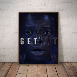 get out poster, movie home decor, get out decoration, movie print, get out wall art