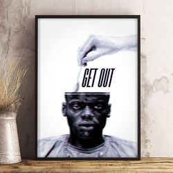 get out wall art, get out poster, get out decoration, movie print, movie home decor